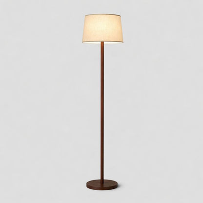 Floor Lamp Metal Frame Fabric Shade Modern Lighting | Kelvora