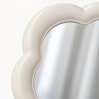 Flower Shaped Vanity Mirror with Storage Base
