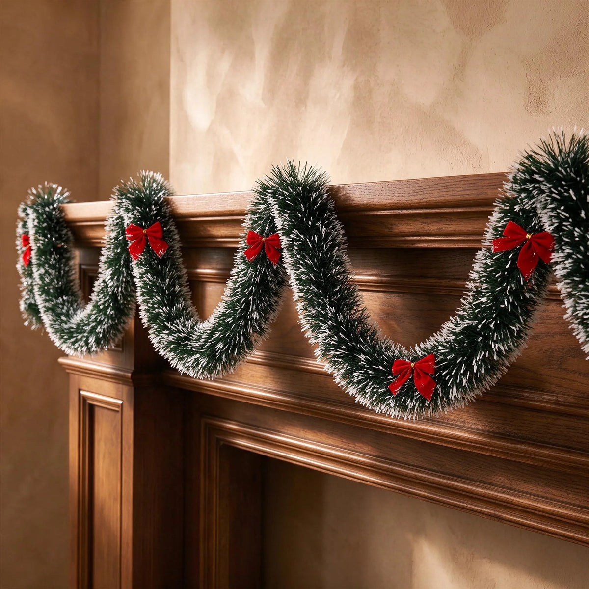 Fluffy Christmas Tinsel Garland Strand