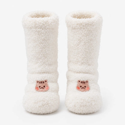 Fluffy Knee High Baby Socks