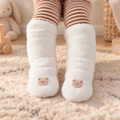 Fluffy Knee High Baby Socks
