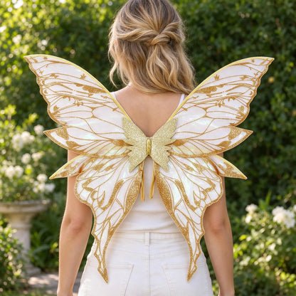 Foldable Christmas Costume Fairy Wings