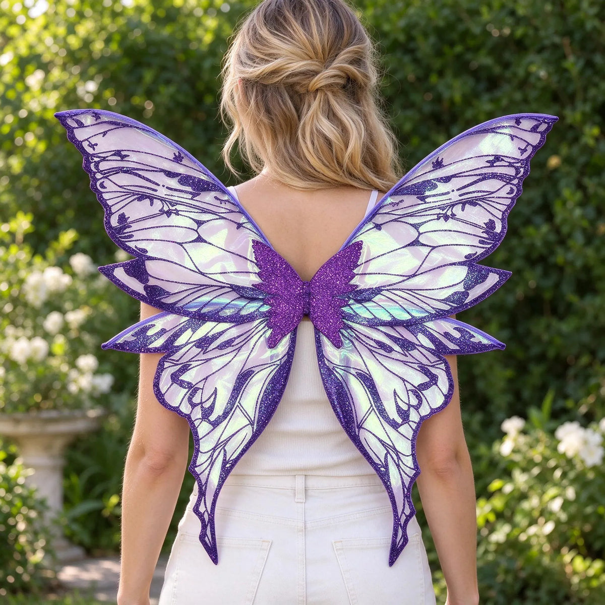Foldable Christmas Costume Fairy Wings