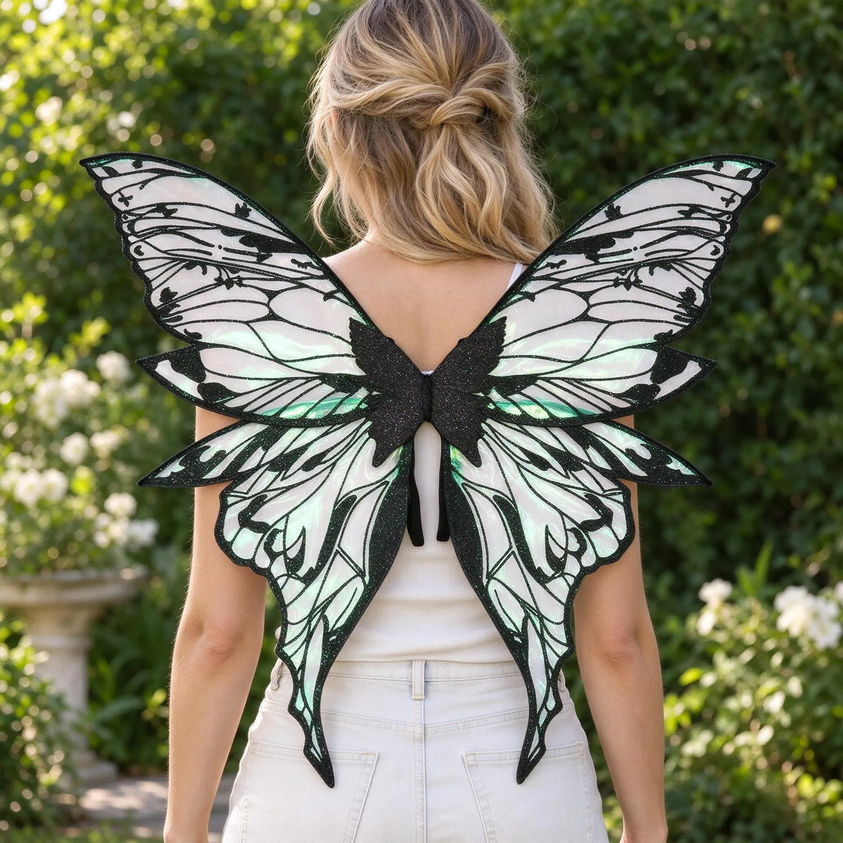 Foldable Christmas Costume Fairy Wings