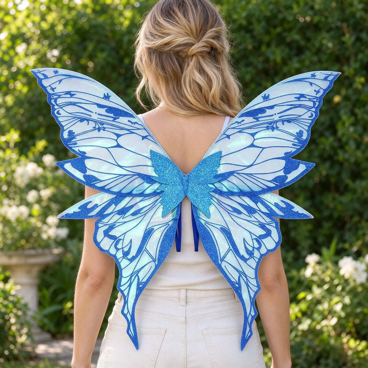 Foldable Christmas Costume Fairy Wings