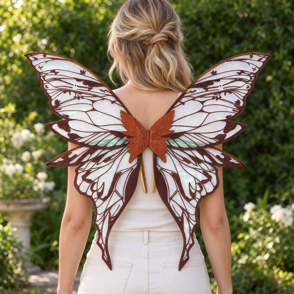 Foldable Christmas Costume Fairy Wings