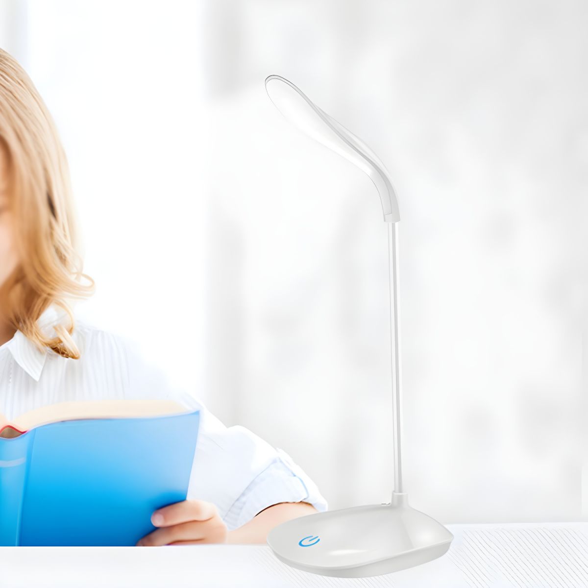 Foldable LED Table Lamp Nordic Macaron Design | Lumivra