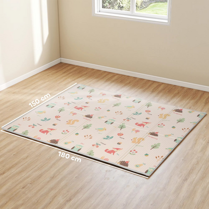 Foldable Reversible Baby Play Mat Multicolour Rug | Norelin