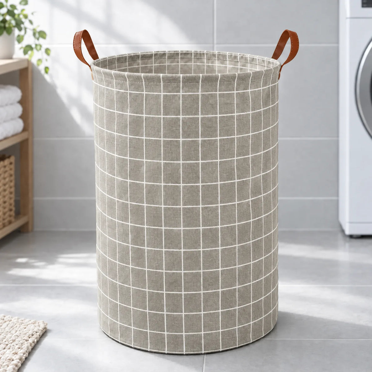 Folding Fabric Laundry Storage Basket