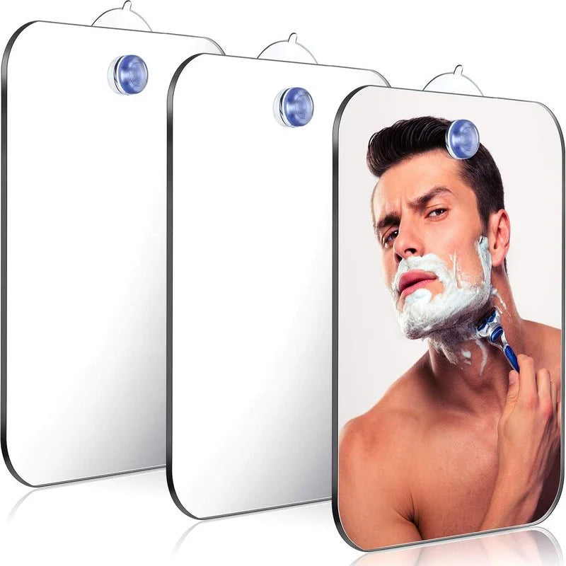 Frameless Vanity Mirror with Suction Cup Mount