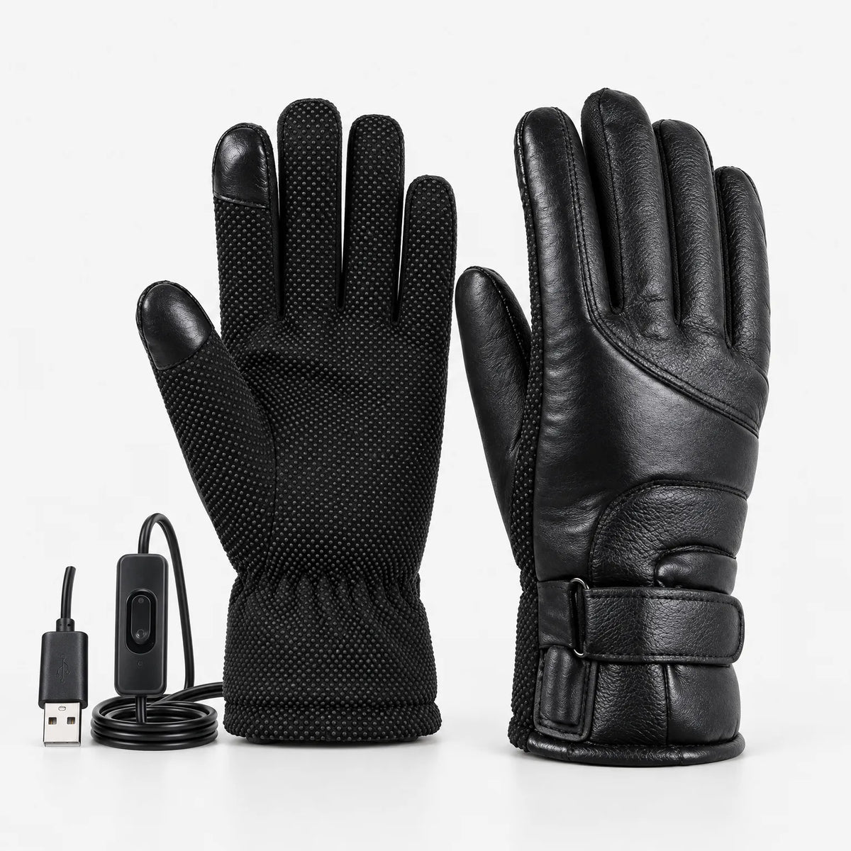 Full Finger Heated Winter Gloves