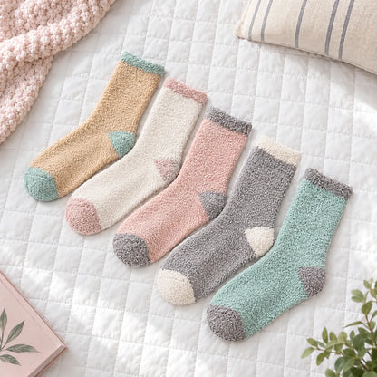 Fuzzy Women's Winter House Socks