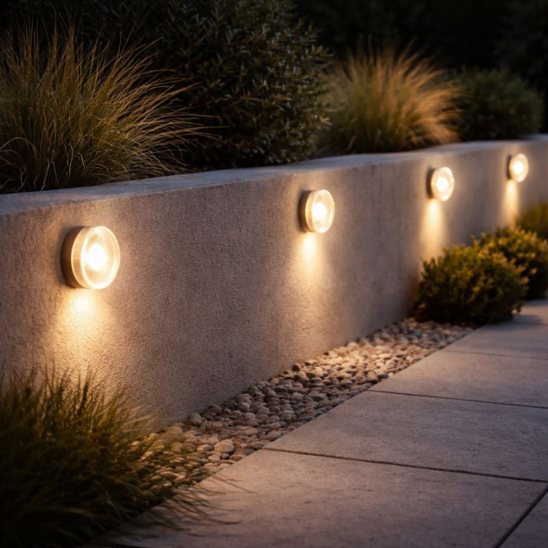 Glass Bubble Outdoor Wall Light Modern Design Fixture | Reniva