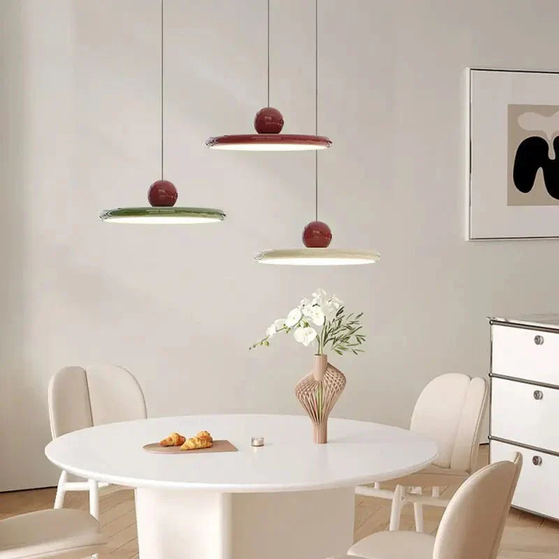 Glass Dome Ceiling Light in Nordic Bauhaus Style | Solirox