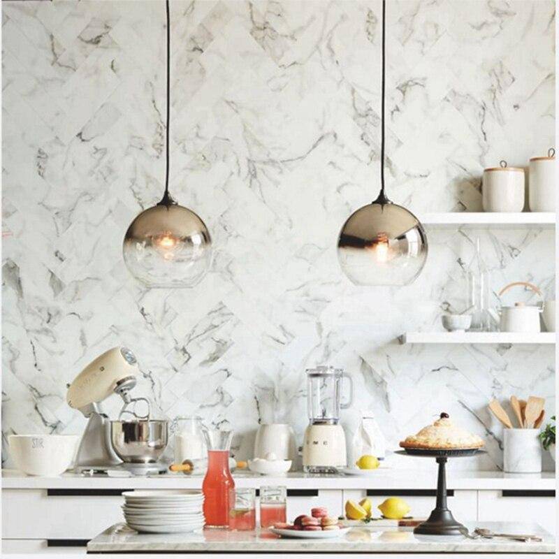 Glass Globe Pendant Light LED Modern Ceiling Design | Pelnora