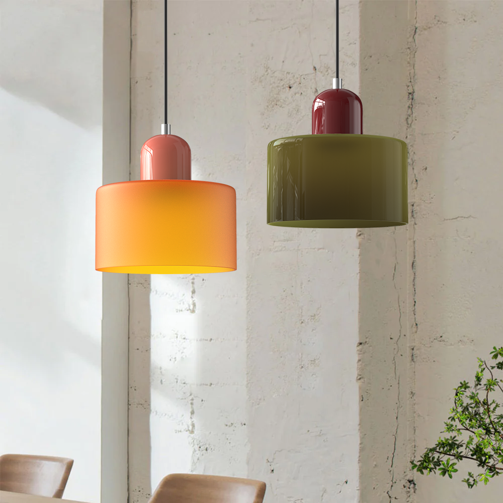 Glass Globe Pendant Light Nordic Minimal Industrial | Arienne