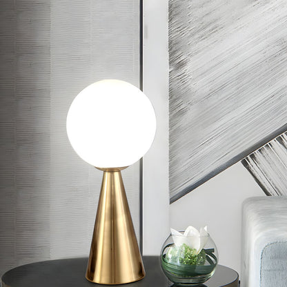 Glass Globe Table Lamp Postmodern Style | Velune