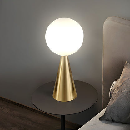 Glass Globe Table Lamp Postmodern Style | Velune