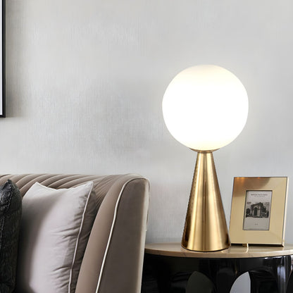 Glass Globe Table Lamp Postmodern Style | Velune
