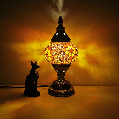 Glass Mosaic Oriental Table Lamp | Luvanor