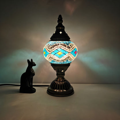 Glass Mosaic Oriental Table Lamp | Luvanor