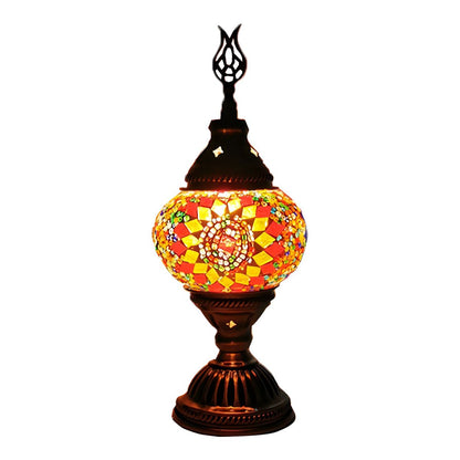 Glass Mosaic Oriental Table Lamp | Luvanor