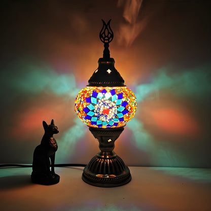 Glass Mosaic Oriental Table Lamp | Luvanor