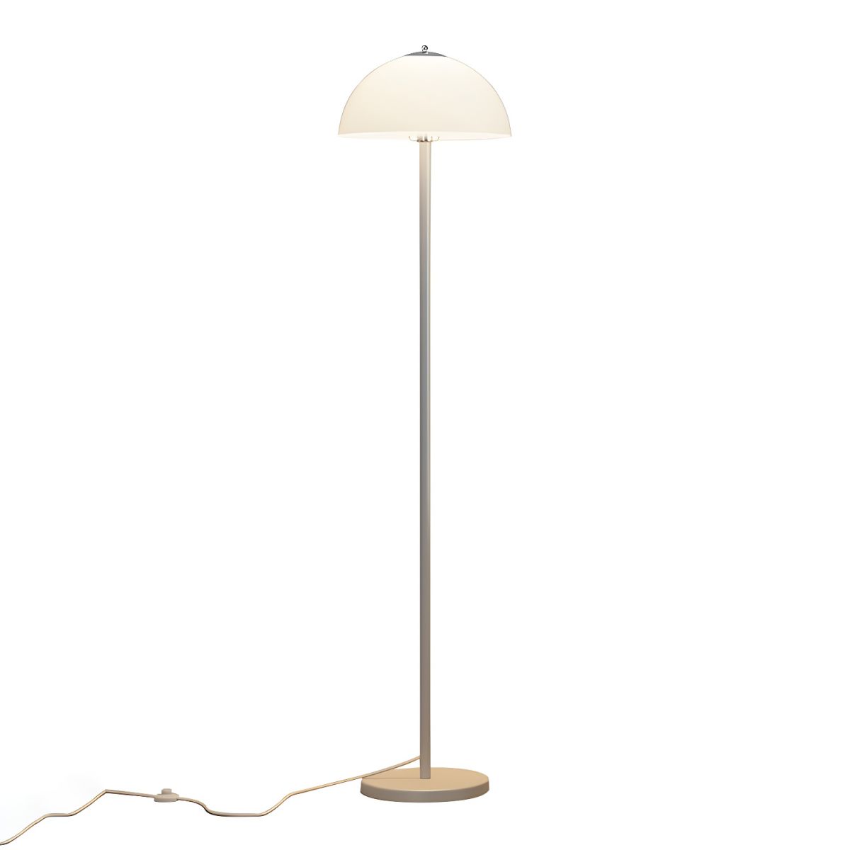 Glass Shade Floor Lamp for Modern Bedroom Style | Kelqor