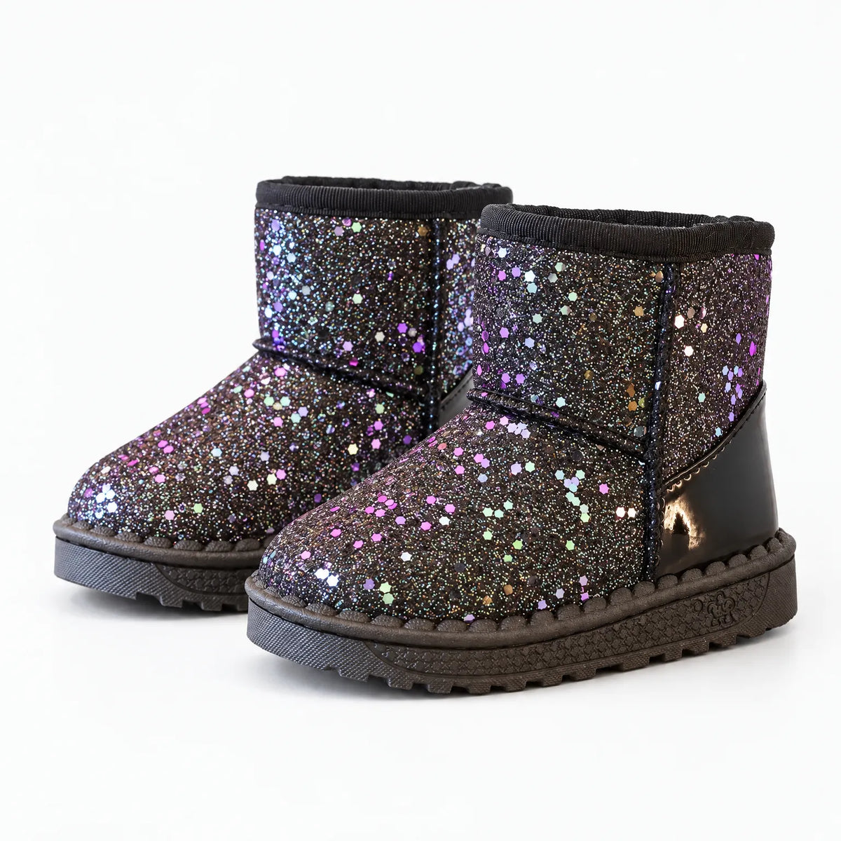 Glitter Ankle Snow Boots