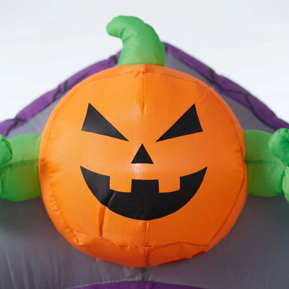 Halloween Inflatable Haunted House Walk Through Outdoor Yard Decoration