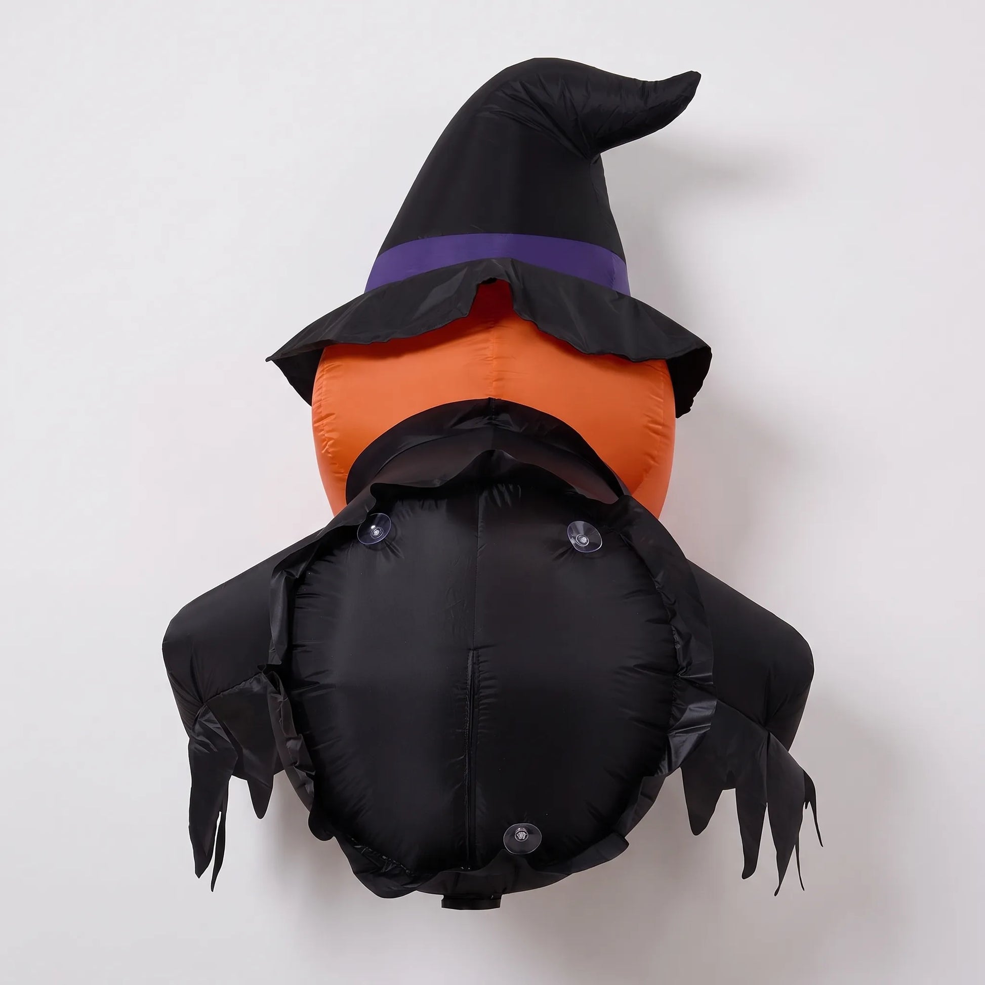Halloween Inflatable Pumpkin Witch Window Decoration with LED Lights