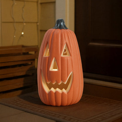Halloween Pumpkin Jack O Lantern LED Light Decoration Battery Operated