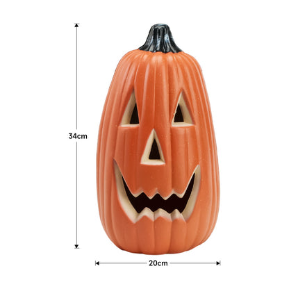 Halloween Pumpkin Jack O Lantern LED Light Decoration Battery Operated