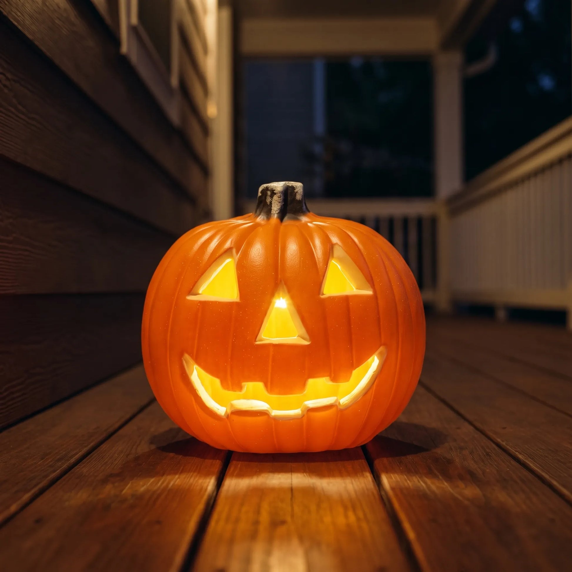 Halloween Pumpkin Jack O Lantern LED Light Up Decoration