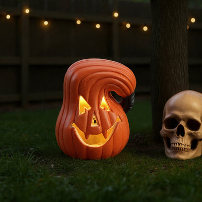 Halloween Pumpkin Jack O Lantern LED Light Up Decoration Battery Operated