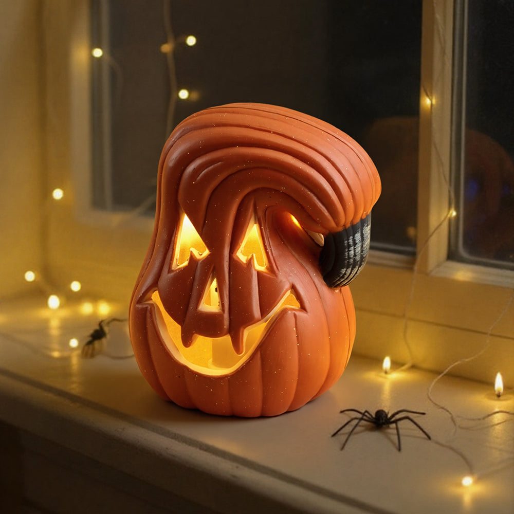 Halloween Pumpkin Jack O Lantern LED Light Up Decoration Battery Operated