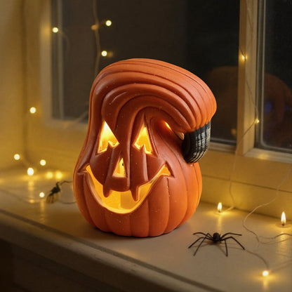 Halloween Pumpkin Jack O Lantern LED Light Up Decoration Battery Operated