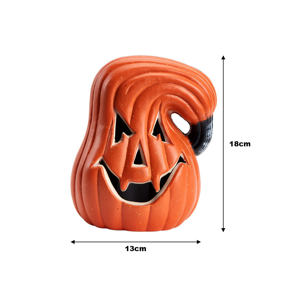 Halloween Pumpkin Jack O Lantern LED Light Up Decoration Battery Operated