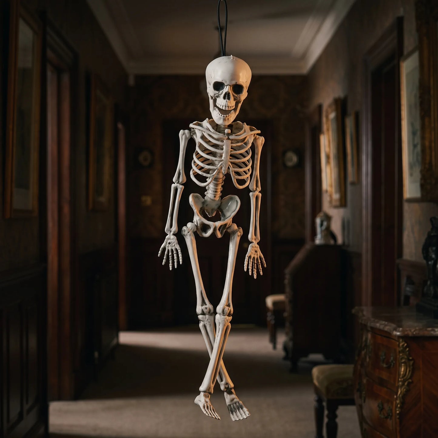 Halloween Skeleton Hanging Posable Scary Haunted House Decoration