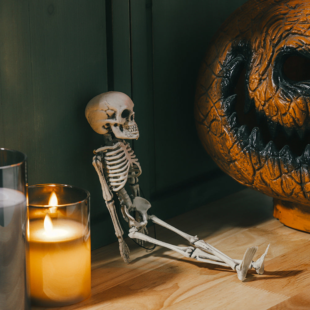 Halloween Skeleton Hanging Posable Scary Haunted House Decoration