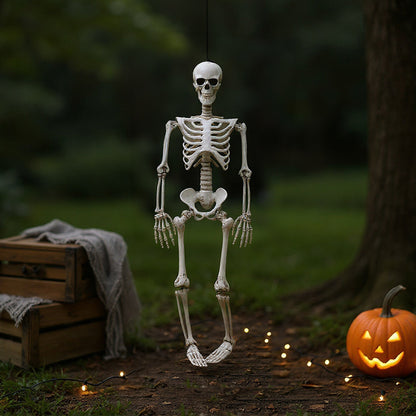 Halloween Skeleton Posable Full Body Scary Outdoor Yard Decoration 35 Inch
