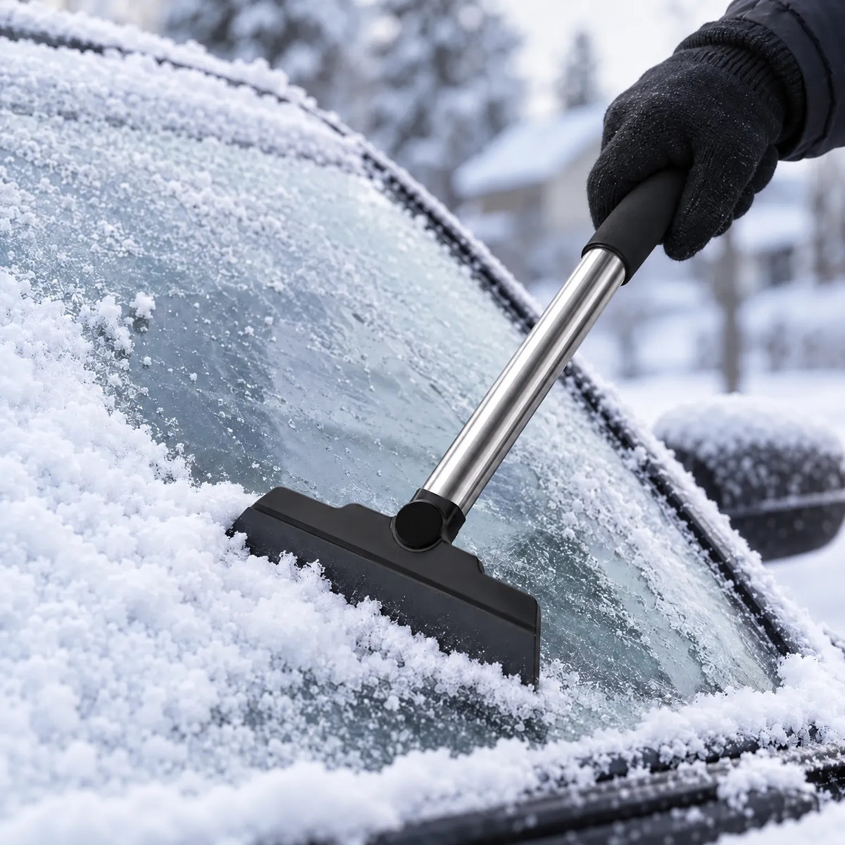 Handheld Vehicle Windshield Ice Scraper