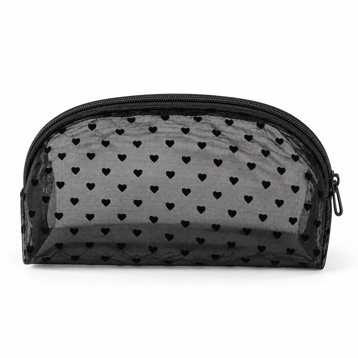 Heart Pattern Cosmetic Organizer Bag