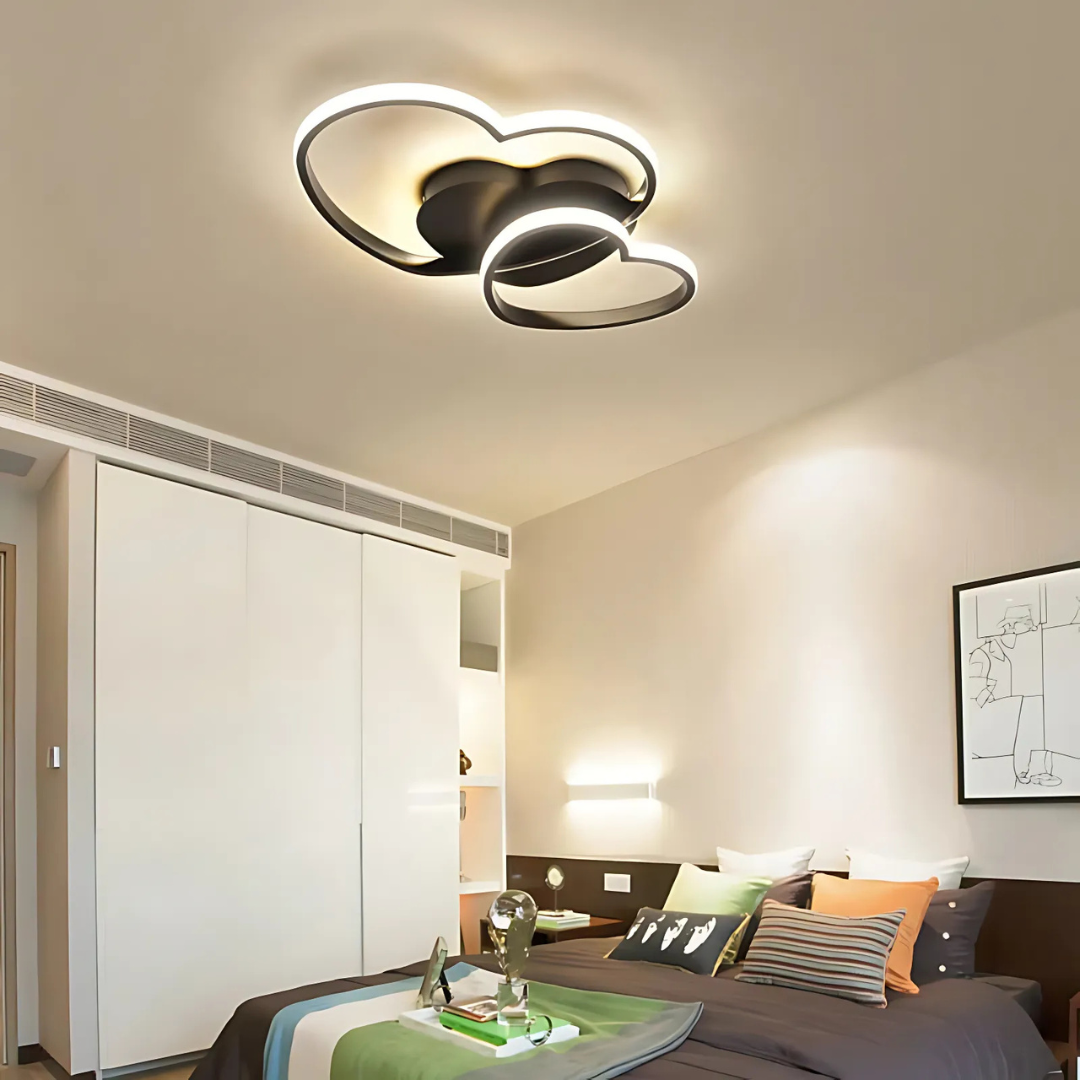 Heart Shaped LED Ceiling Light for Girls Room | Selora