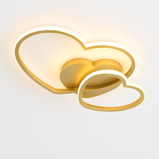Heart Shaped LED Ceiling Light for Girls Room | Selora