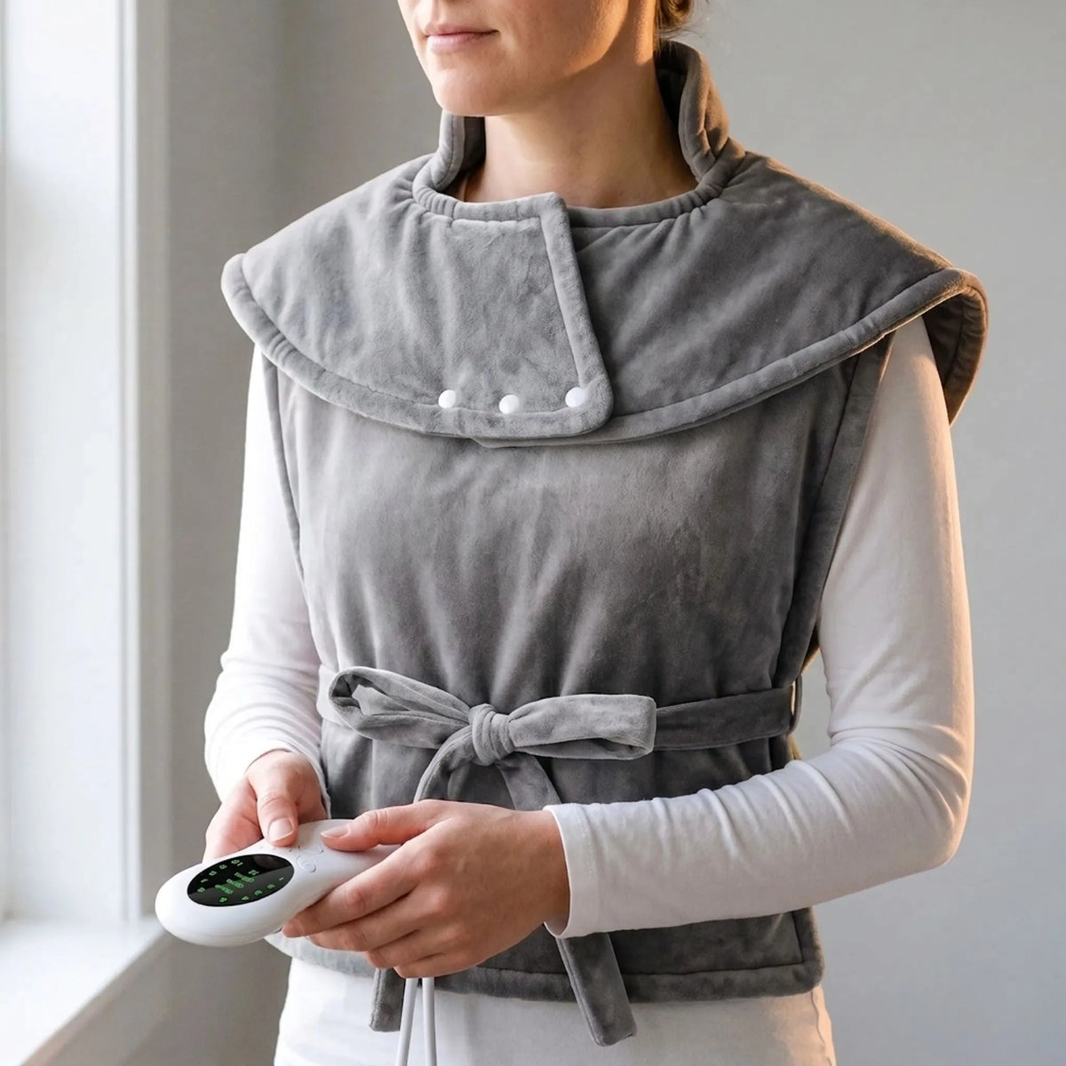Heated Blanket Wearable Wrap with 10 Heat Settings