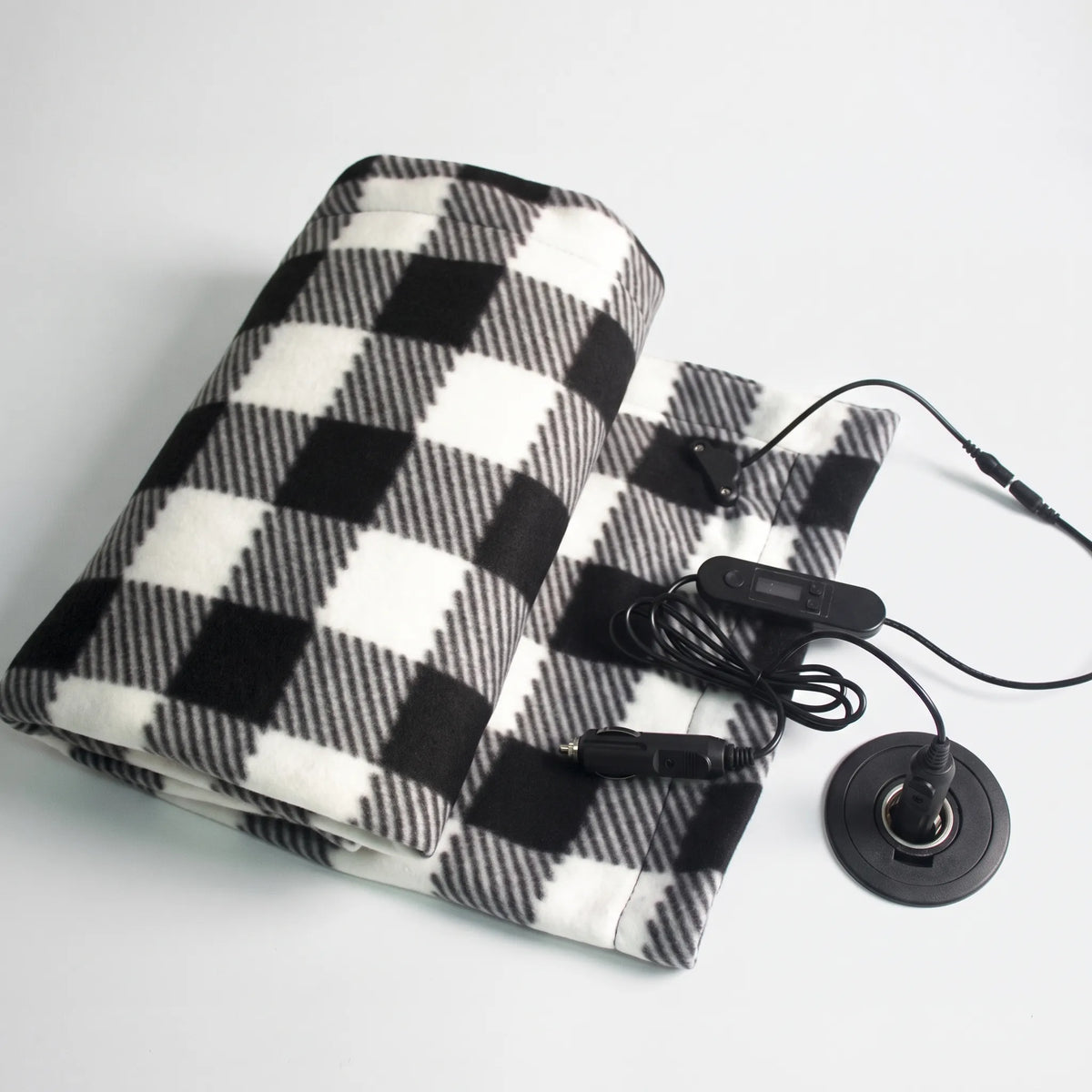 Heated Blanket for Car with 12V Power and Temperature Control