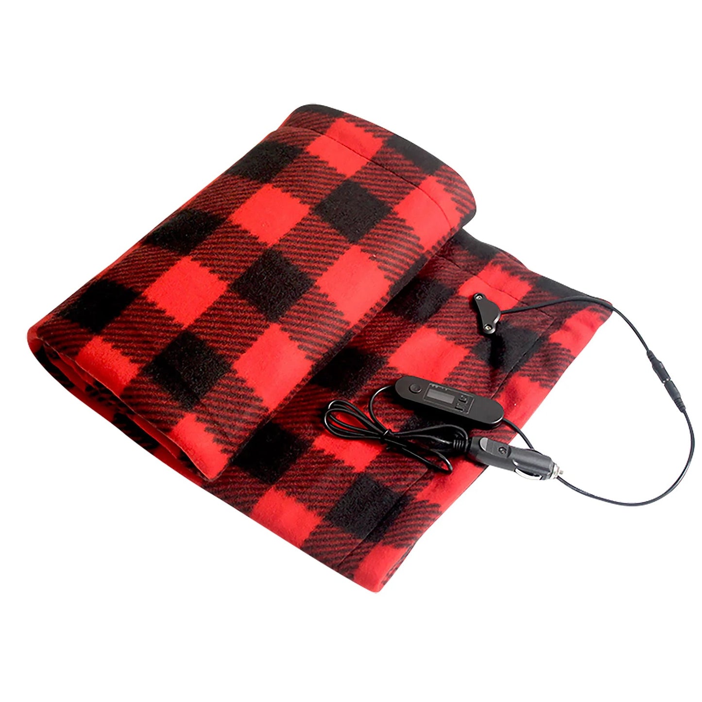 Heated Blanket for Car with 12V Power and Temperature Control