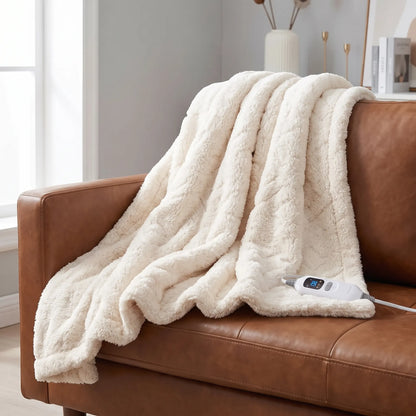 Heated Blanket with 6 Heat Settings and LCD Controller