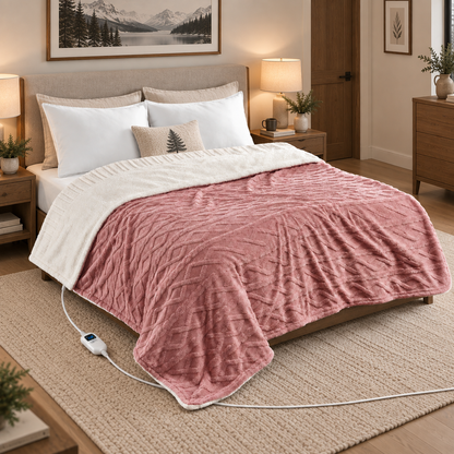 Heated Blanket with 6 Heat Settings and LCD Controller